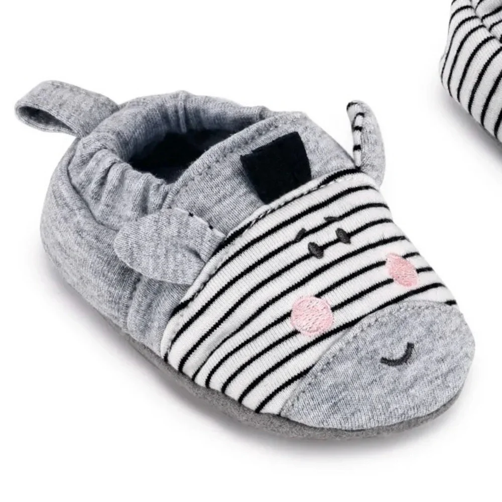 Zebra Demdaco Soft Baby Booties